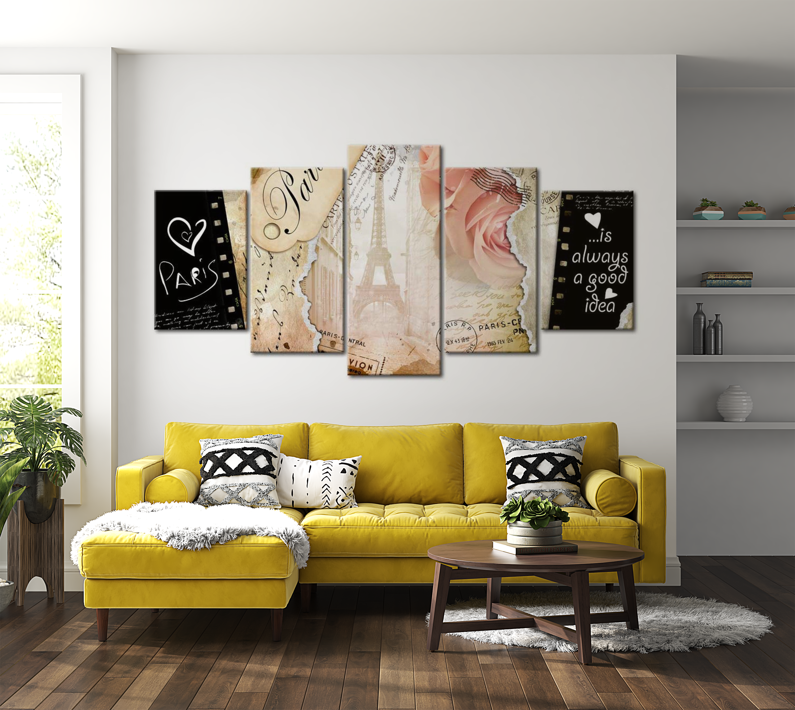 Stretched Canvas Vintage Art - Old Postcard 40"Wx20"H