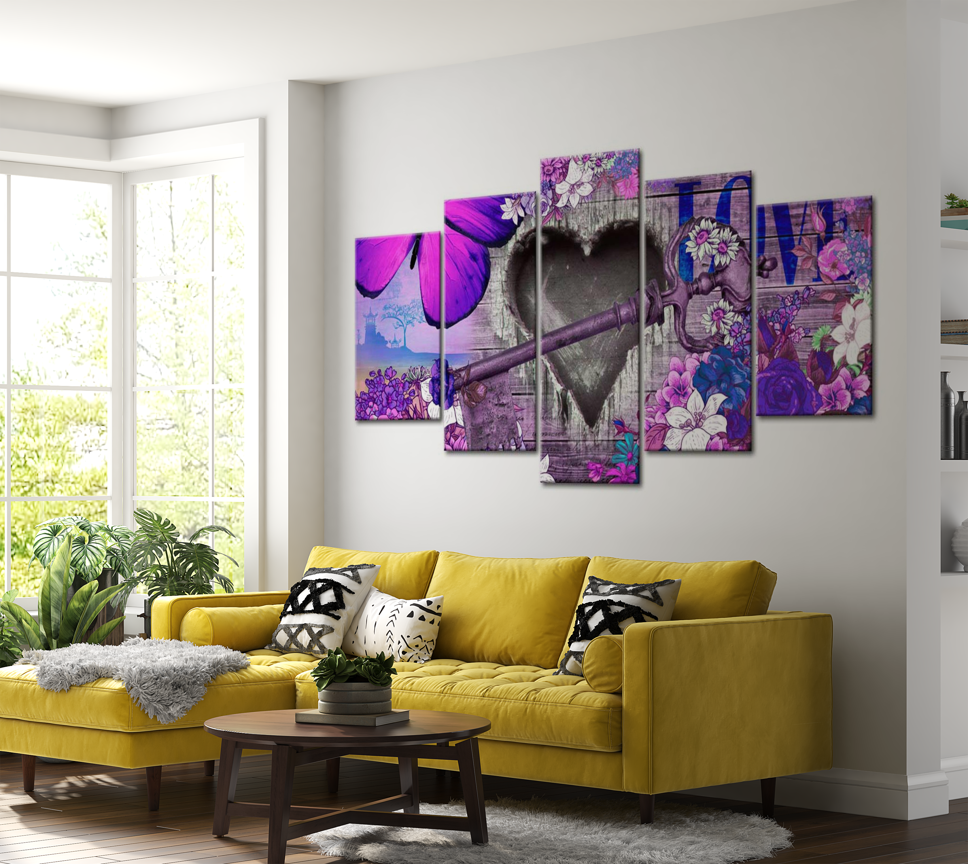 Stretched Canvas Vintage Art - First Character 40"Wx20"H