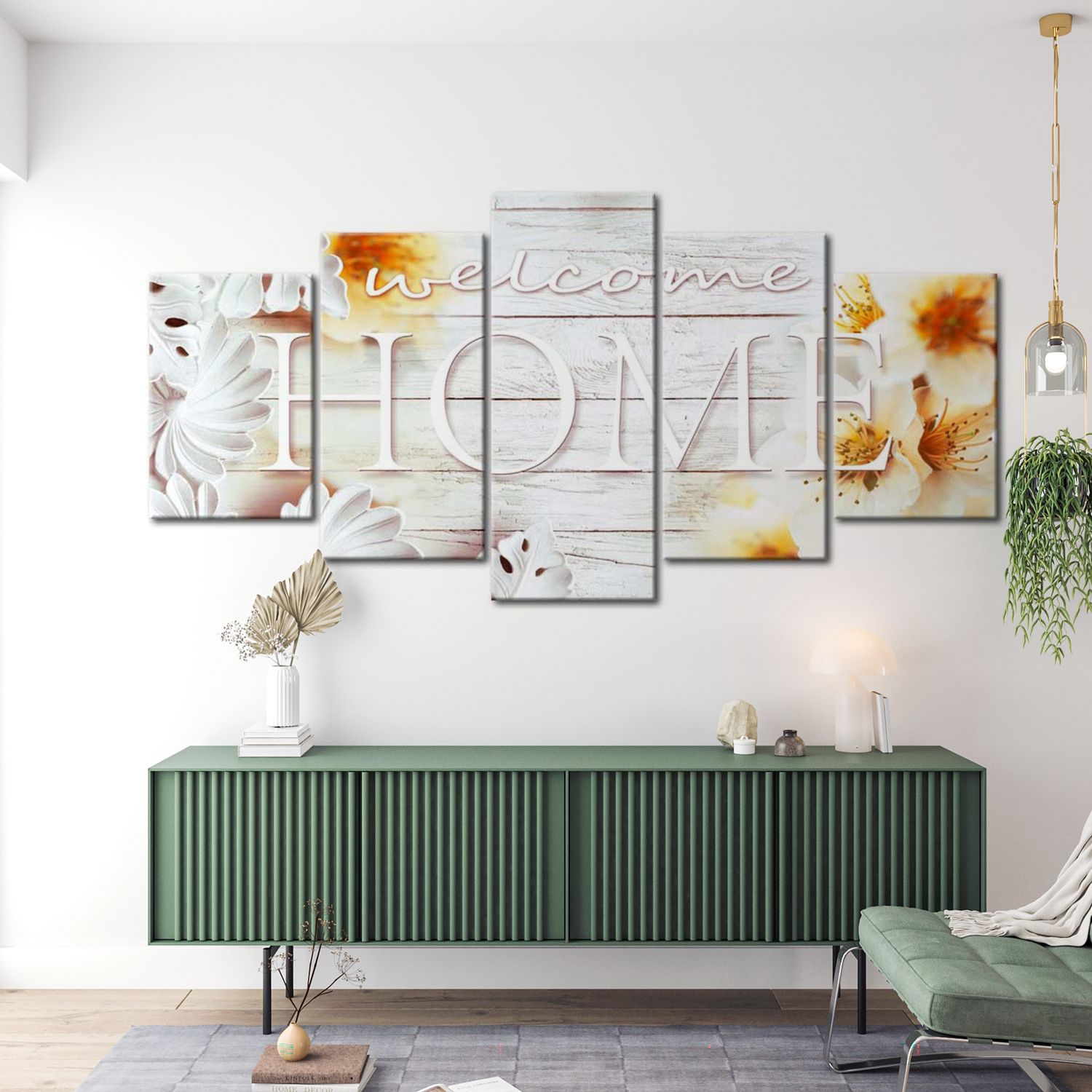Stretched Canvas Vintage Art - Summer At Home 40"Wx20"H