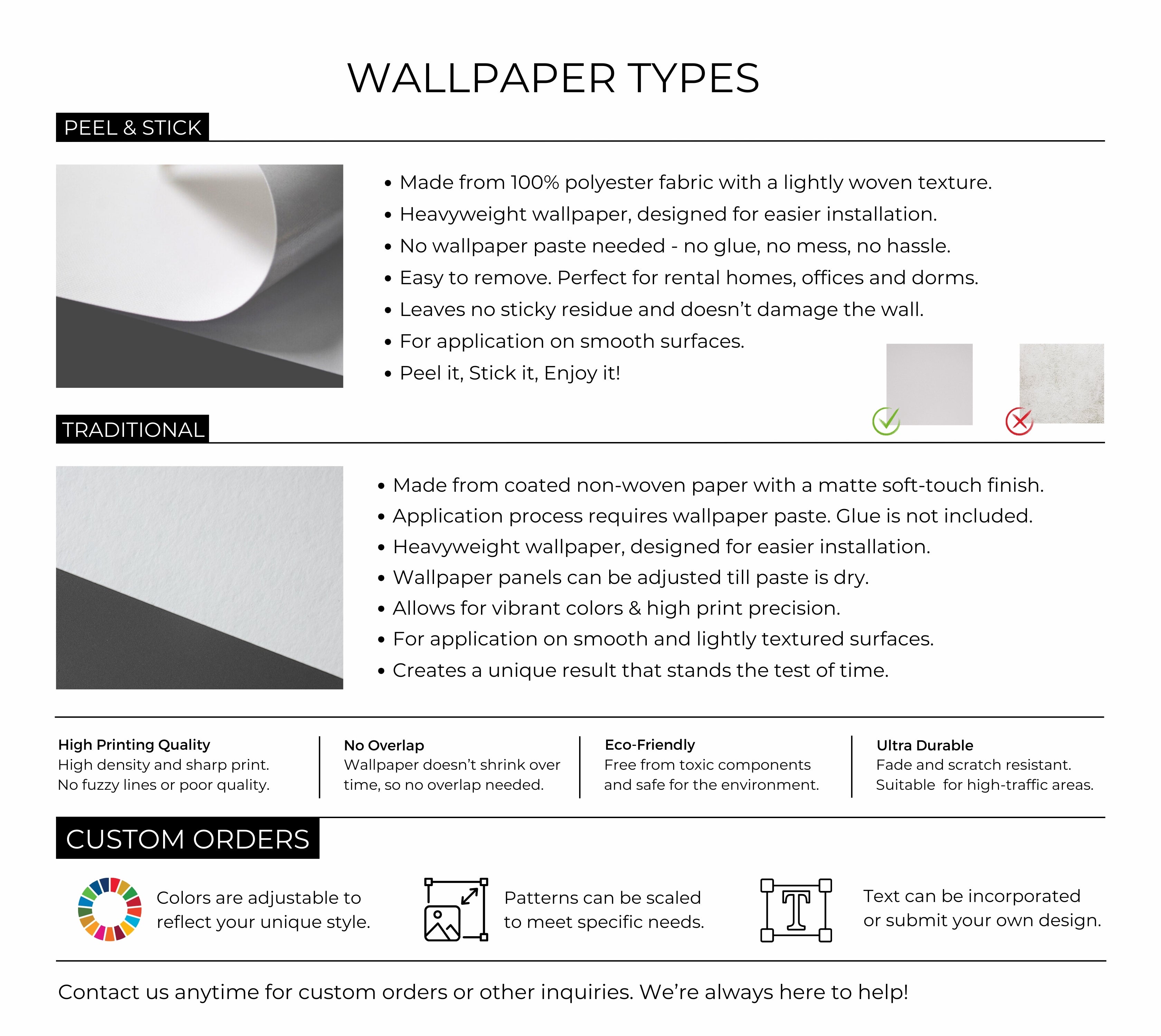 Premium Wallpaper Wall Mural - Meadow Acrylic Landscape