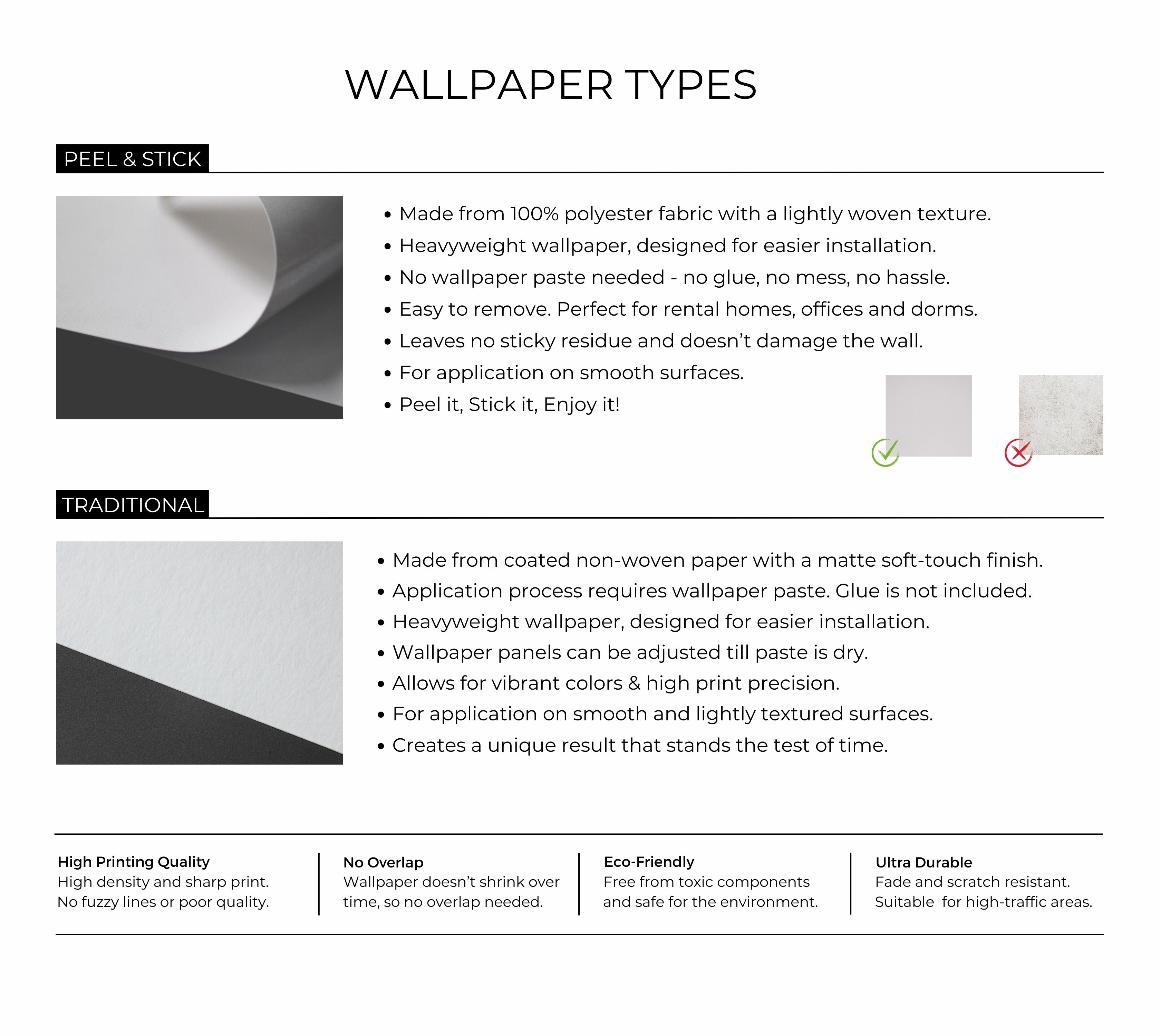 Premium Wallpaper Wall Mural - Meadow Acrylic Landscape