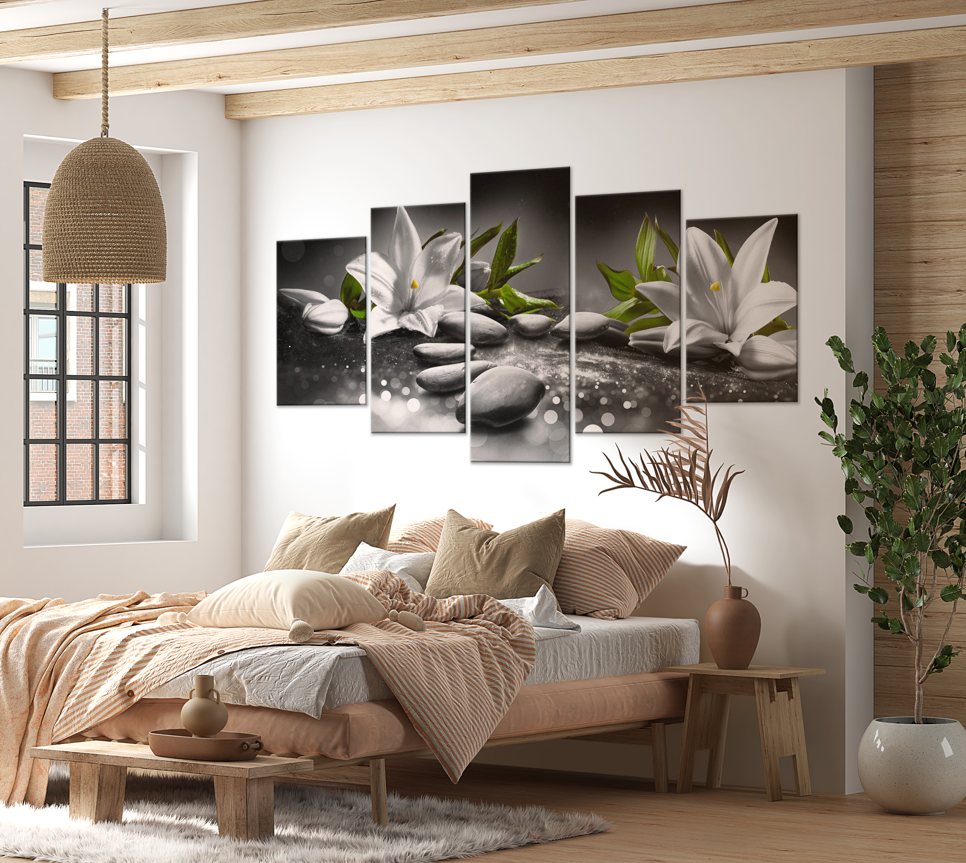 Wellness Canvas Wall Art - Elevated Essence - 5 Pieces