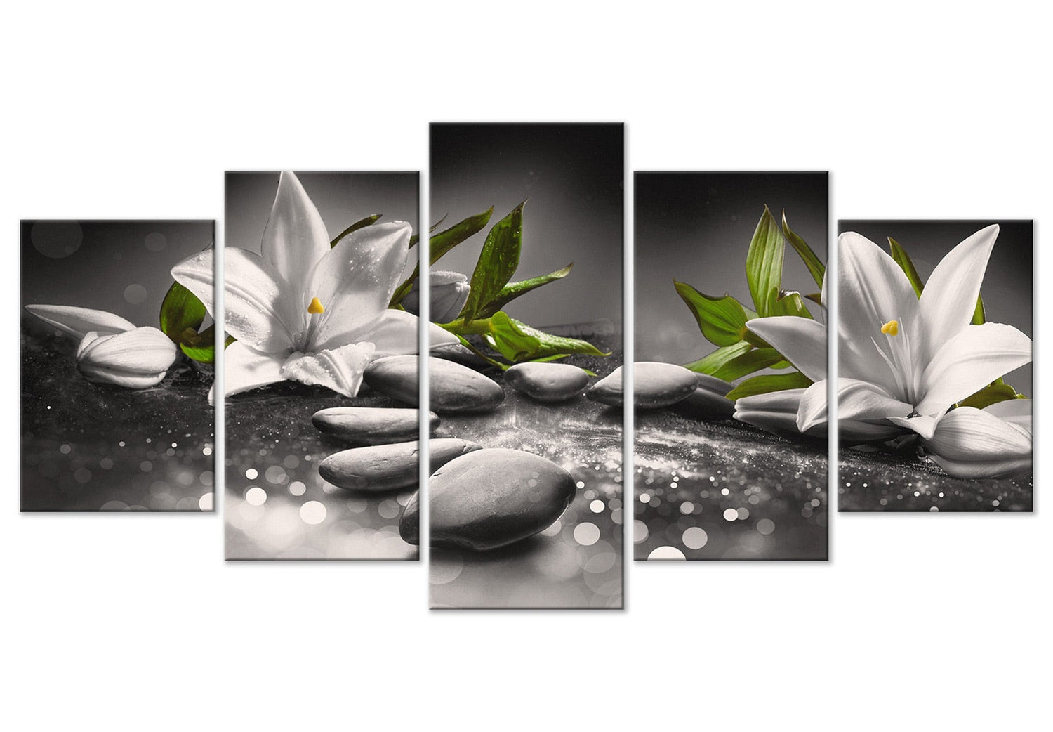 Wellness Canvas Wall Art - Elevated Essence - 5 Pieces