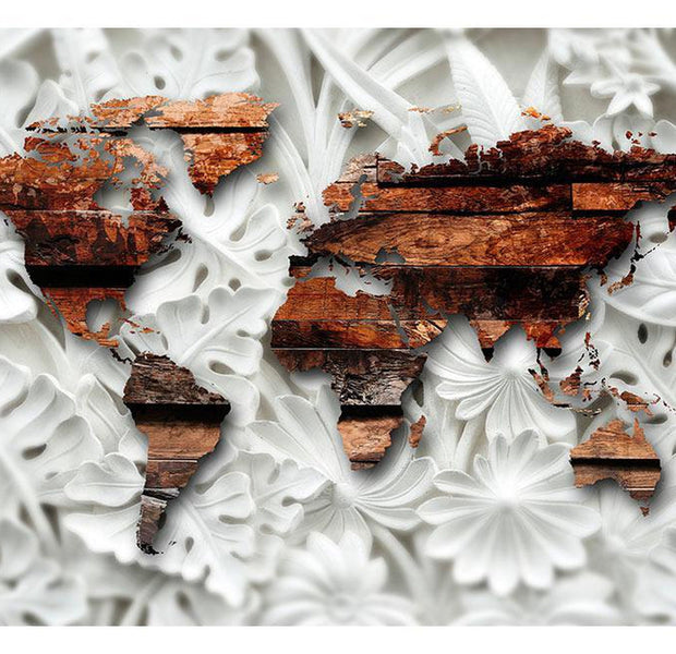 Wall mural - Alabastrine Map-TipTopHomeDecor