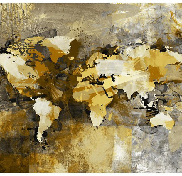 Wall mural - Artistic map of the World-TipTopHomeDecor
