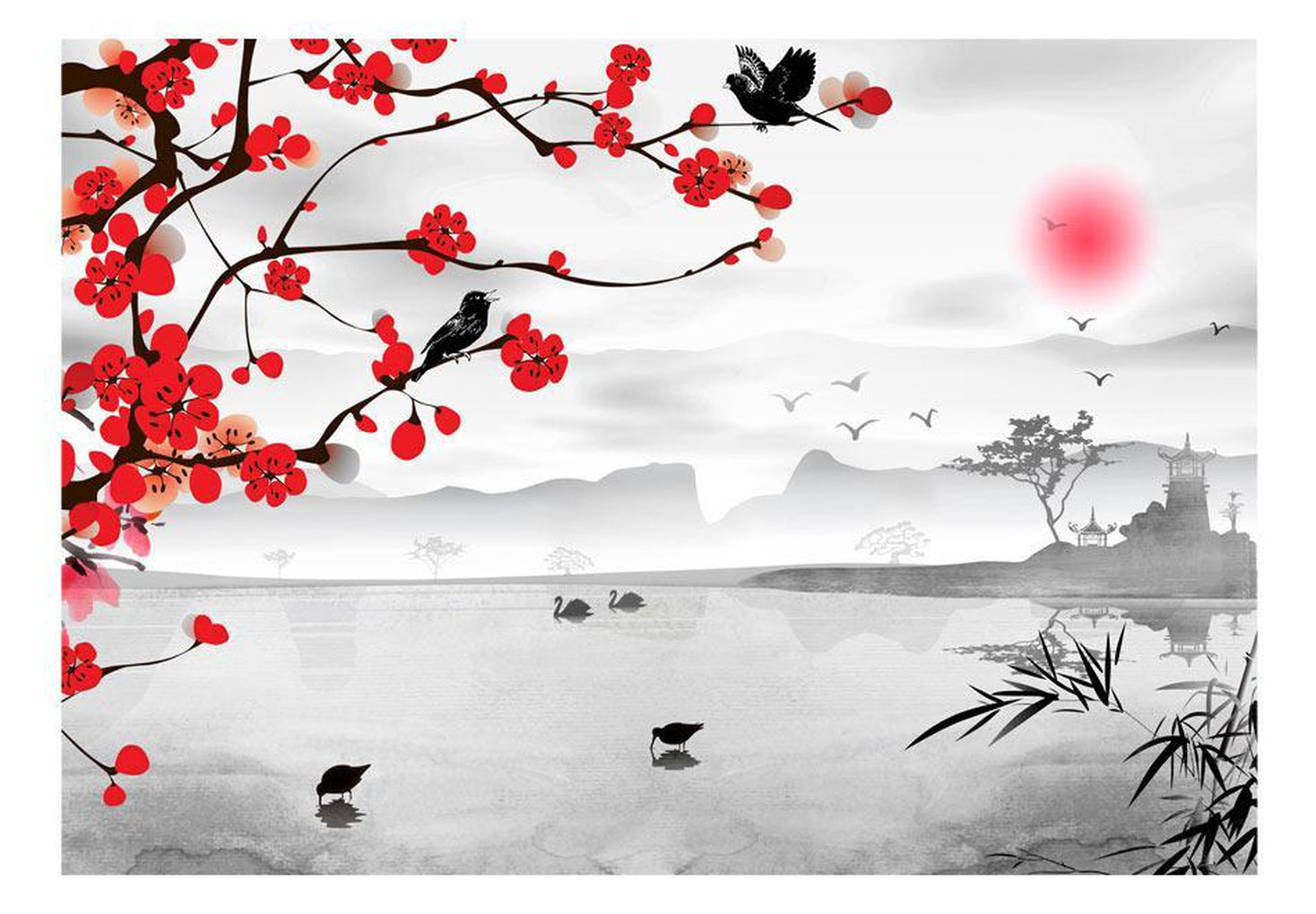 Wall mural - Japanese garden-TipTopHomeDecor