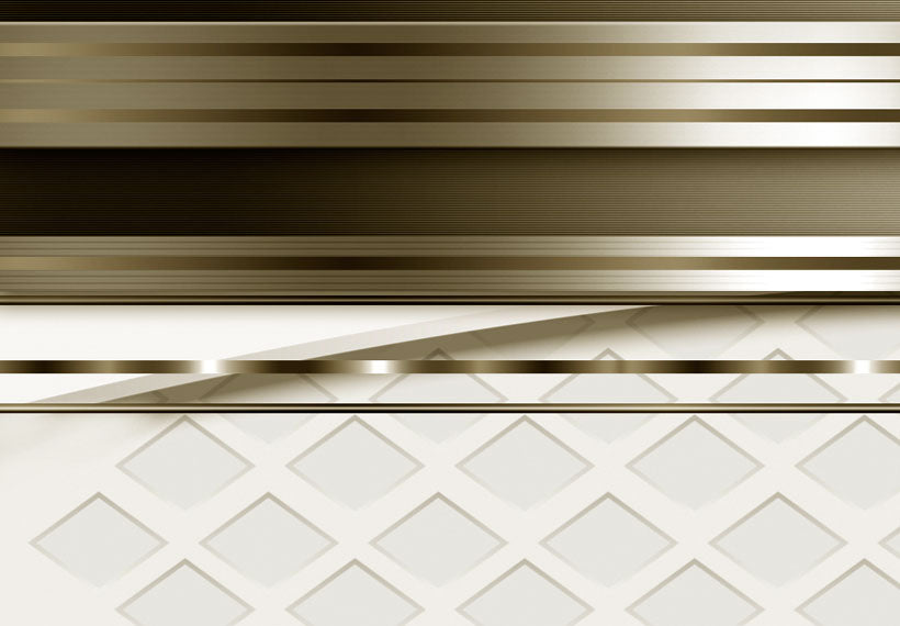 Stretched Canvas Glamour Art - Golden Line