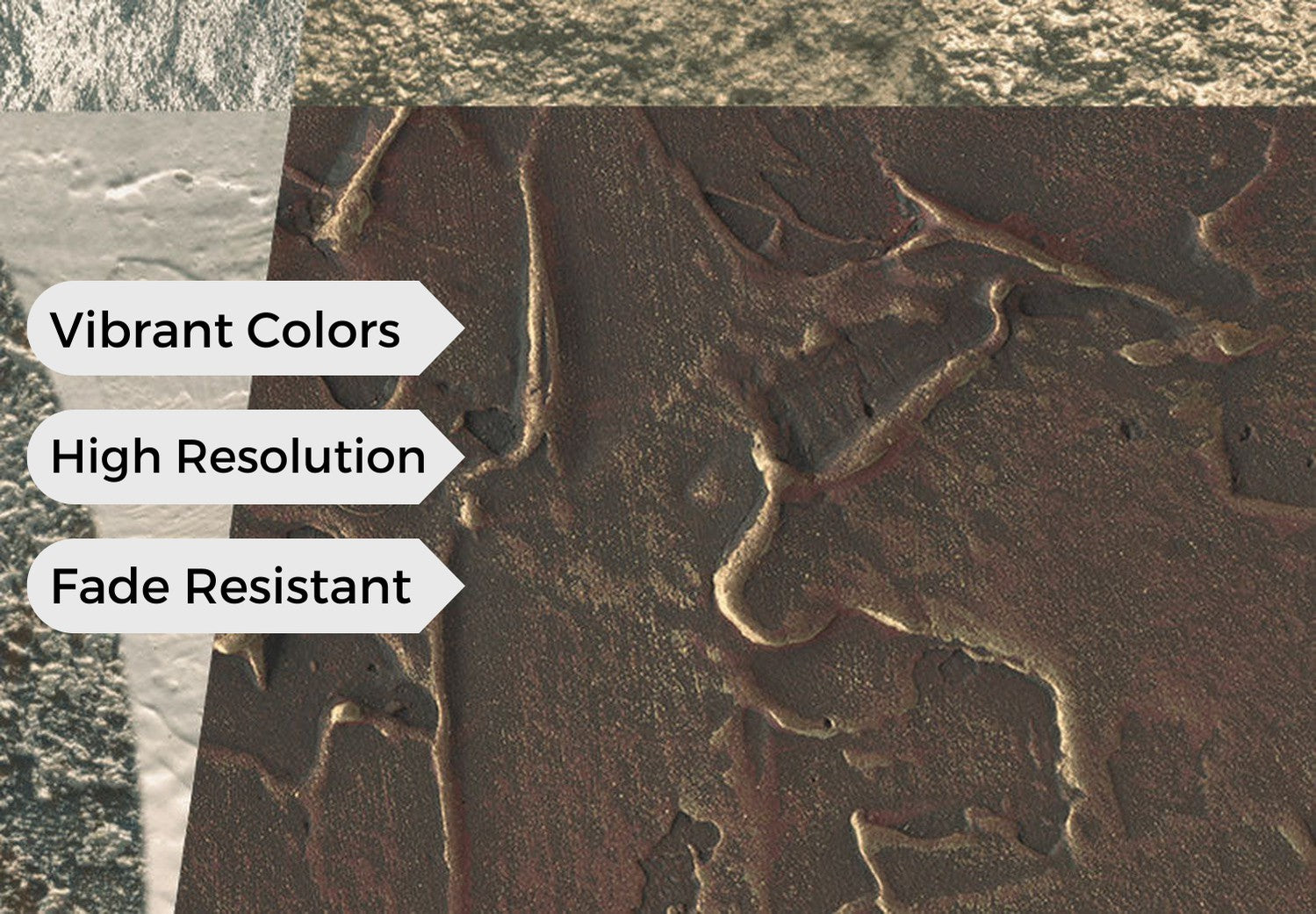 Abstract Canvas Wall Art - Treasures Of Mars