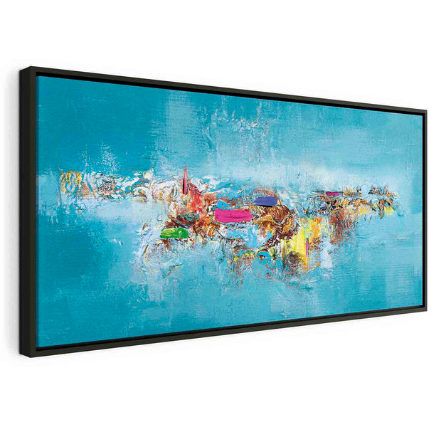 Floating Framed Canvas Art - Paradise