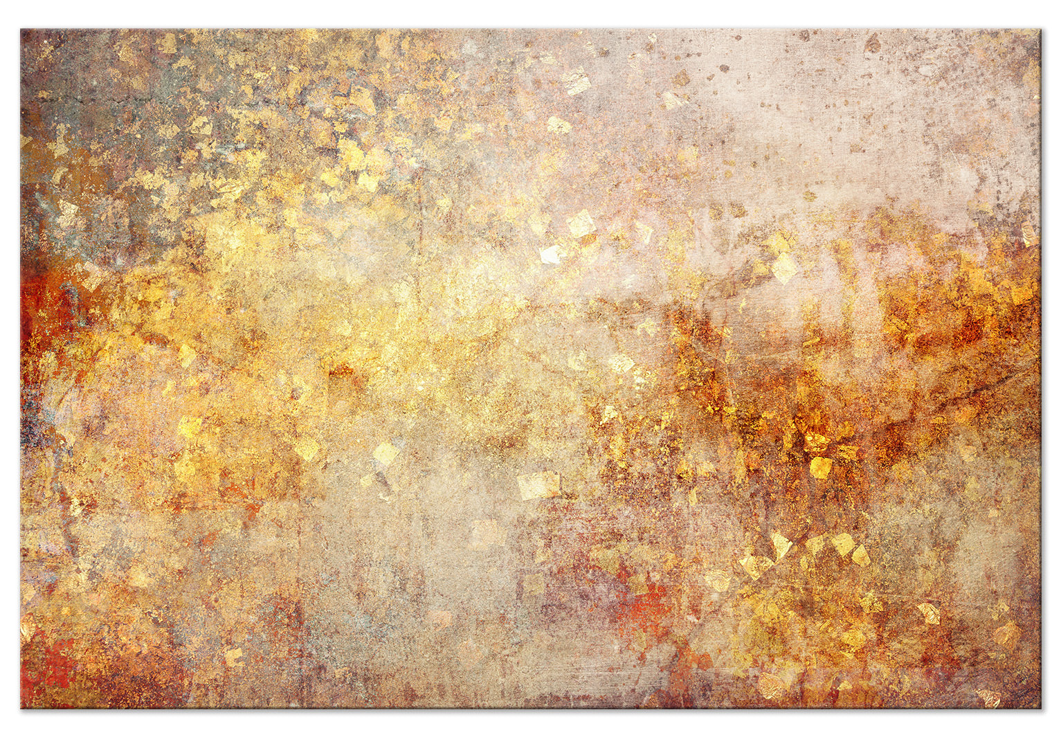 Abstract Canvas Wall Art - Decay of Time