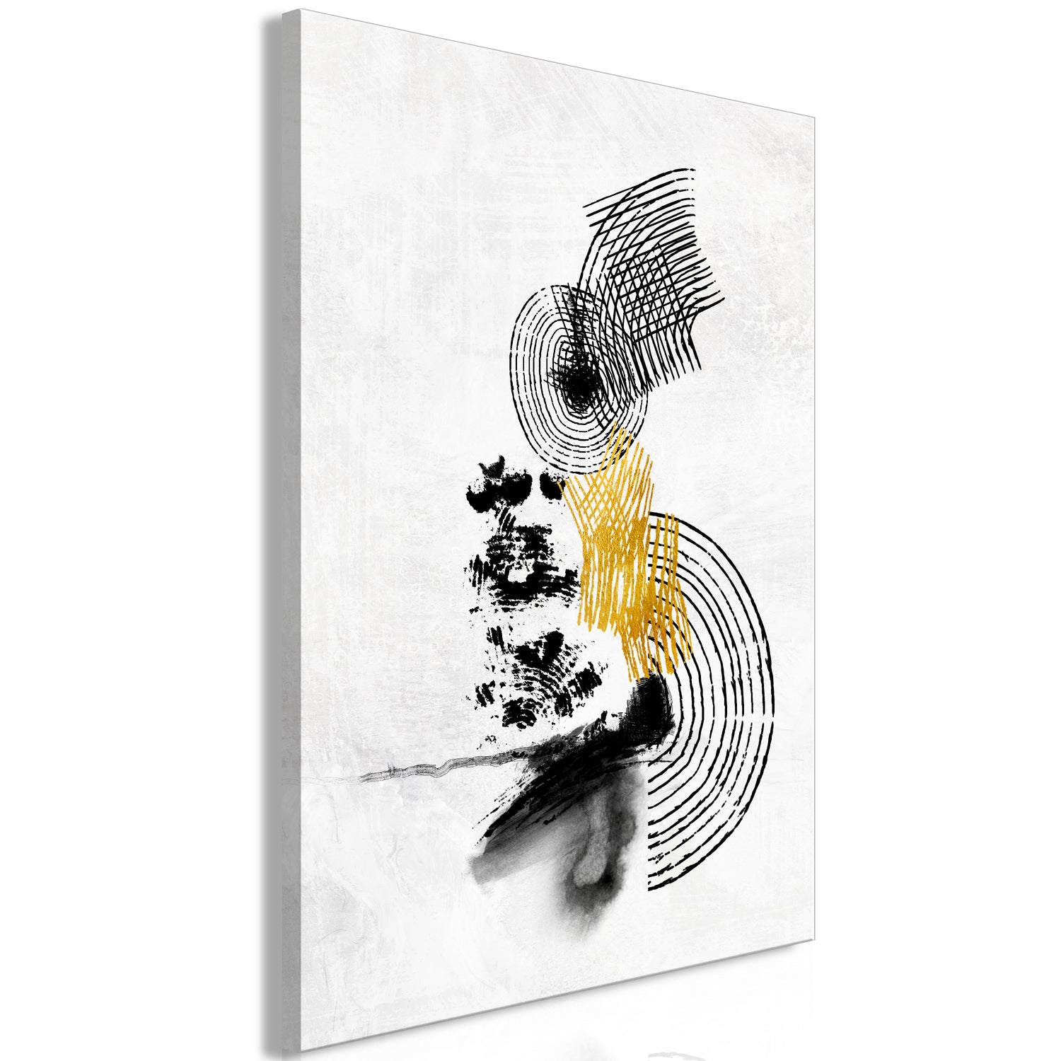 Abstract Canvas Wall Art - Landscape Lines