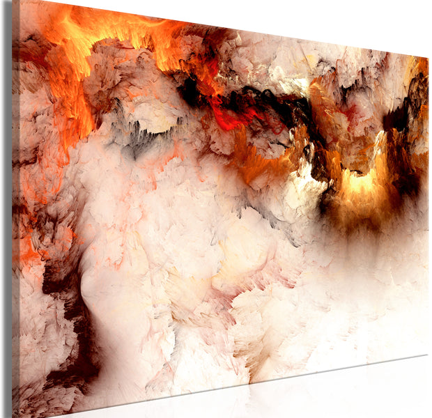 Abstract Canvas Wall Art - Volcanic Abstraction