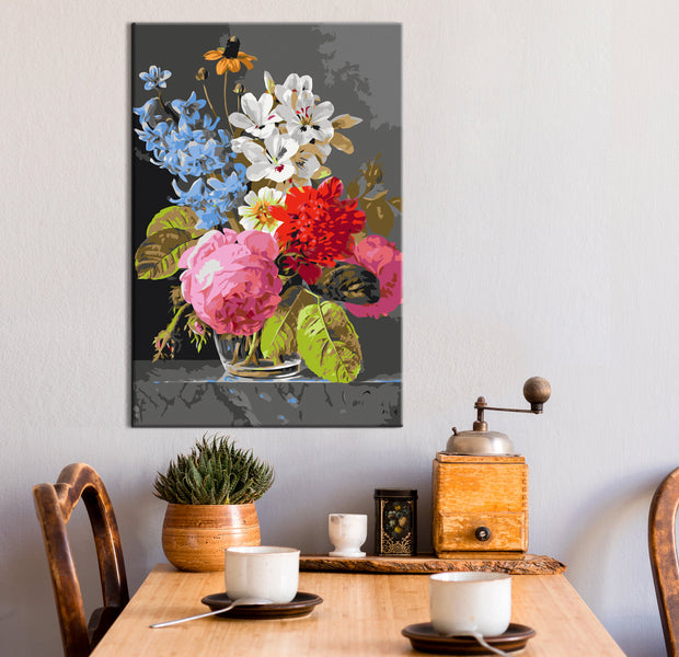 Paint By Numbers Kit - Bouquet in a Glass