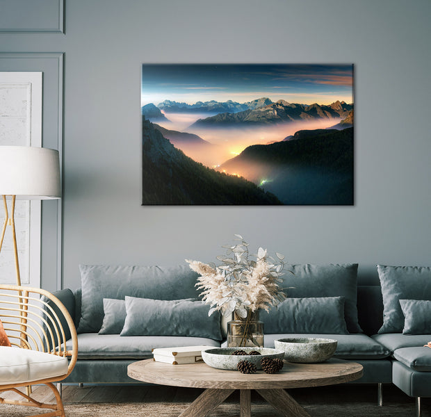 Landscape Canvas Wall Art - Mountain Breath