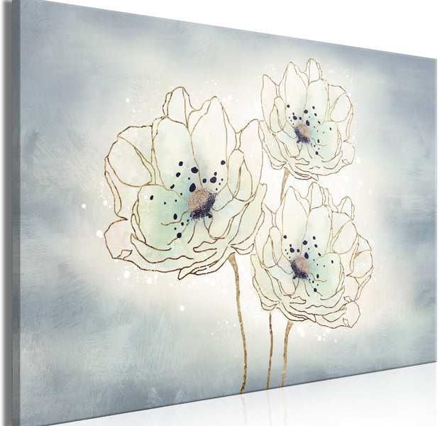 Floral Canvas Wall Art - Ocean Flowers