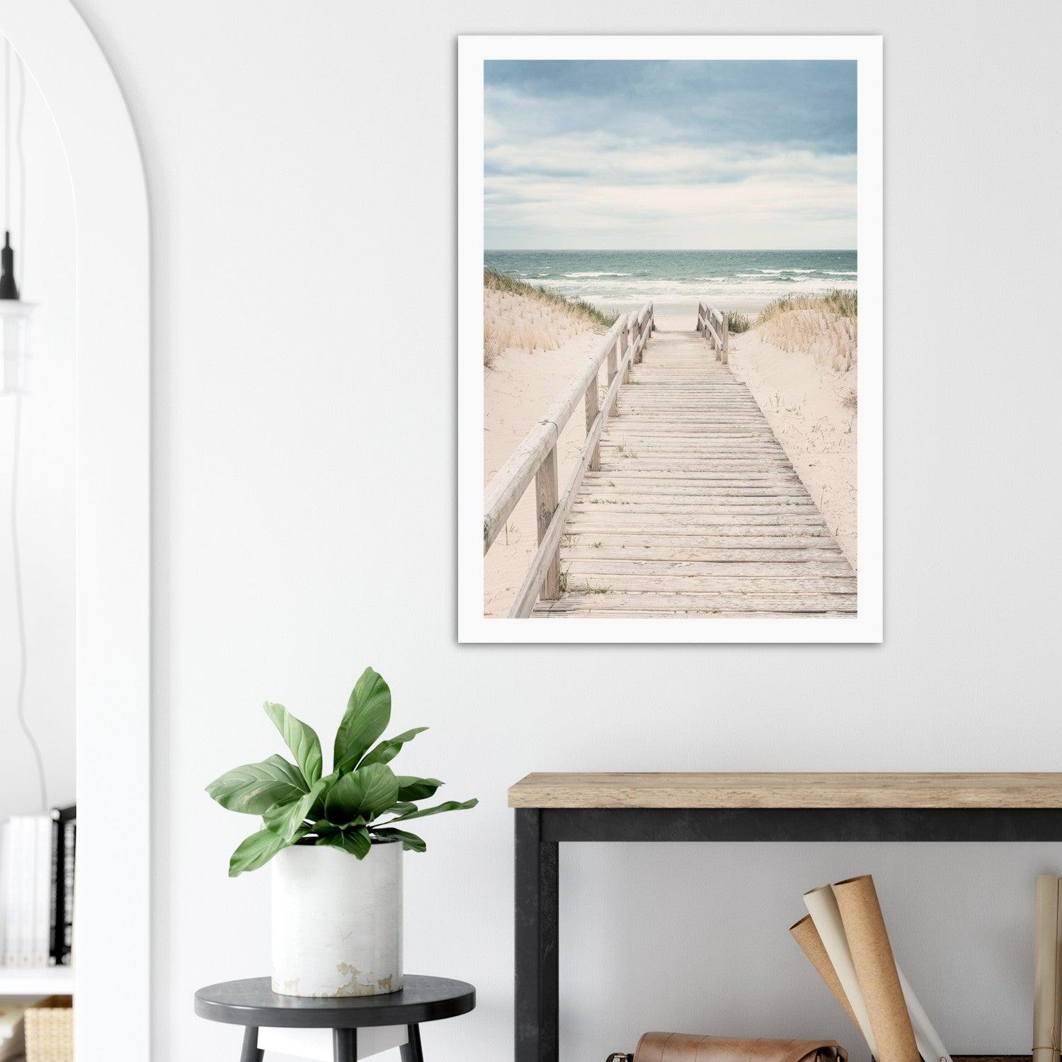 Entrance To The Beach Landscape Poster