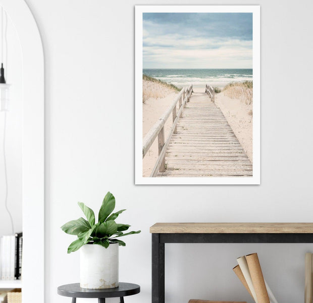 Entrance To The Beach Landscape Poster