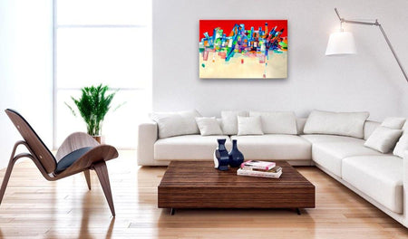 Abstract Canvas Wall Art - Abstract Architecture