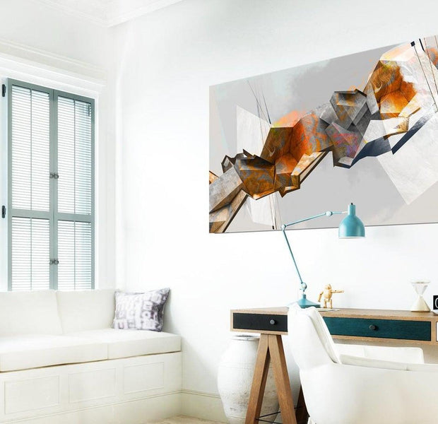 Abstract Canvas Wall Art - Abstract Chain