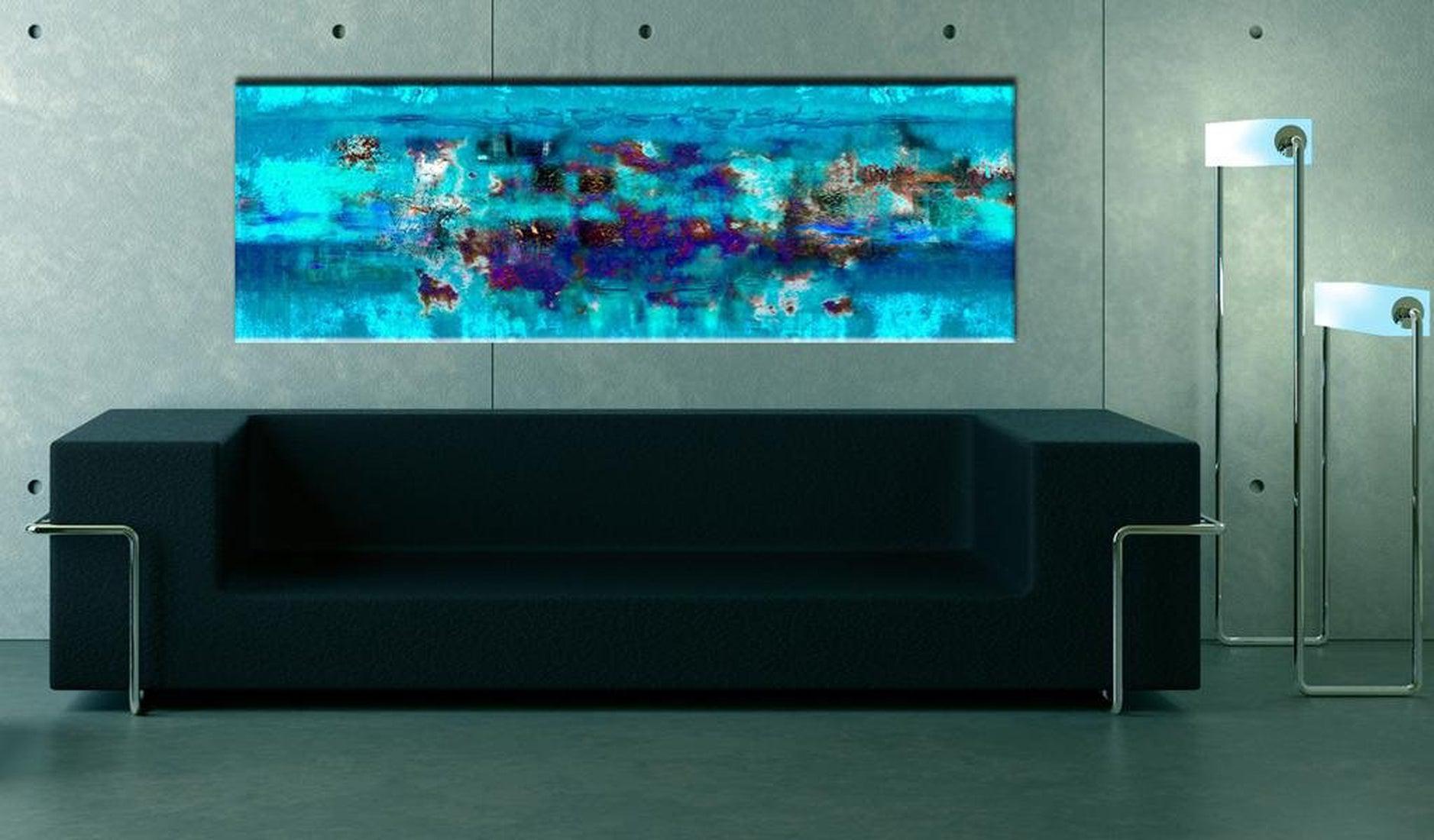 Abstract Canvas Wall Art - Abstract Ocean