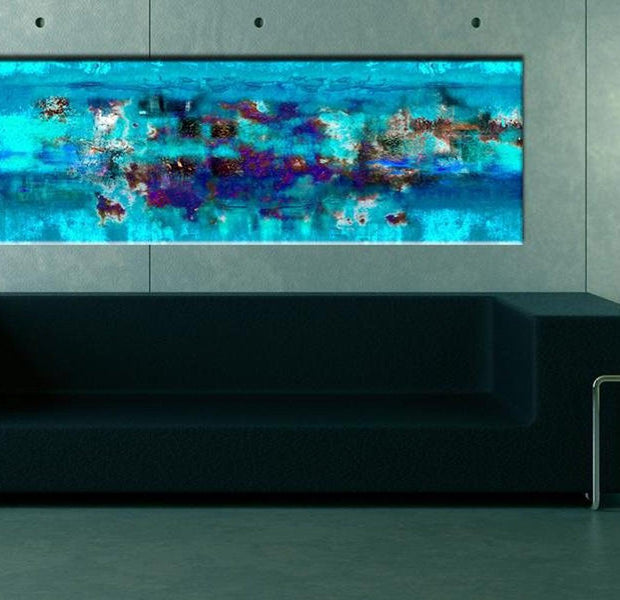 Abstract Canvas Wall Art - Abstract Ocean