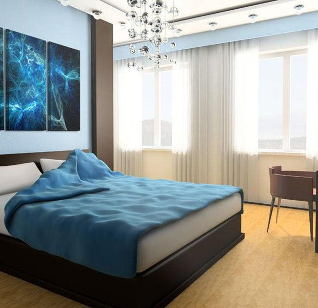 Abstract Canvas Wall Art - An Electric Storm