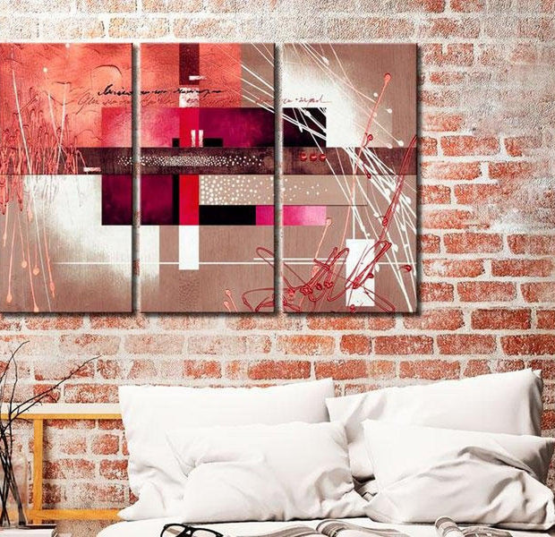 Abstract Canvas Wall Art - Autumn Infatuation