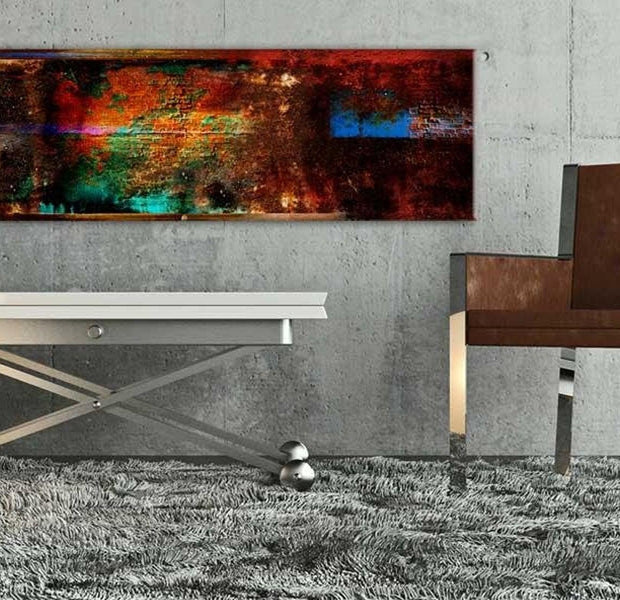 Abstract Canvas Wall Art - Autumn Song