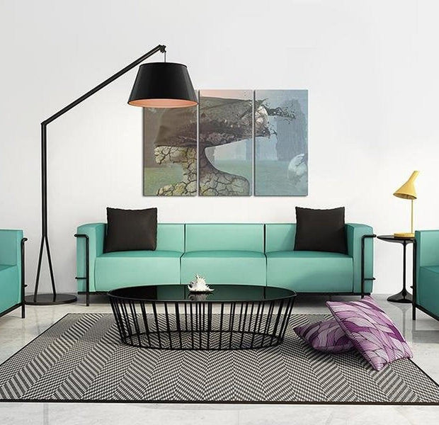 Abstract Canvas Wall Art - Brainstorm