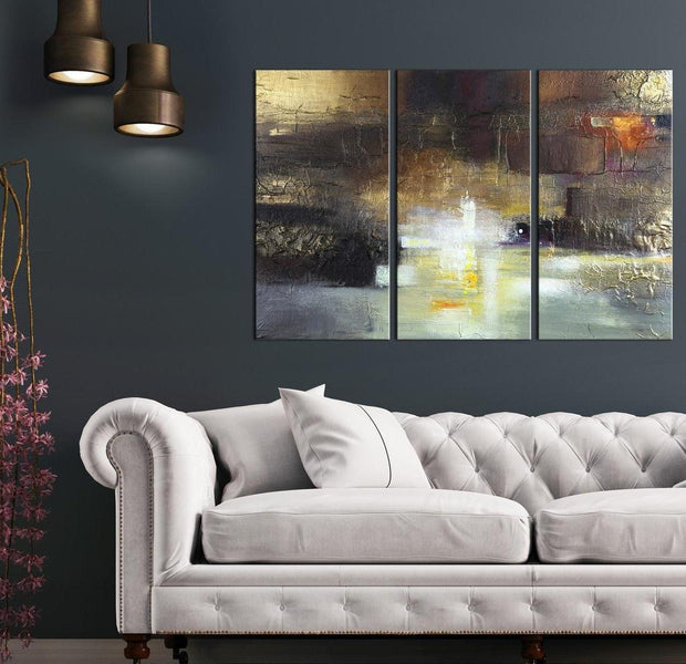 Abstract Canvas Wall Art - Breath Of Luxury