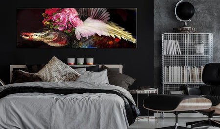 Abstract Canvas Wall Art - Bride Narrow