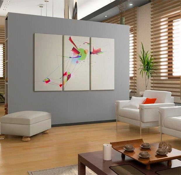 Abstract Canvas Wall Art - Colors & Shapes
