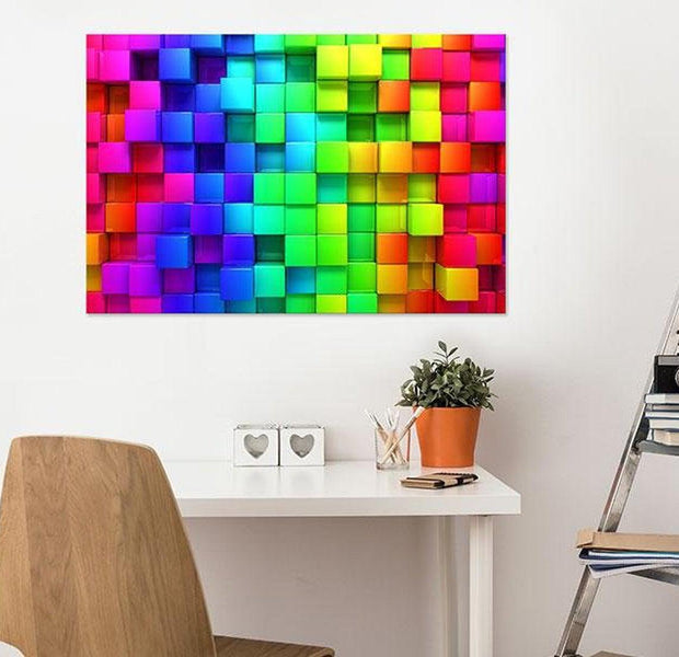 Abstract Canvas Wall Art - Colour Depth
