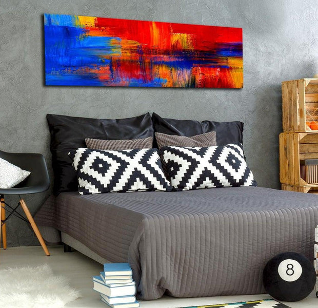 Abstract Canvas Wall Art - Colour Of Passion
