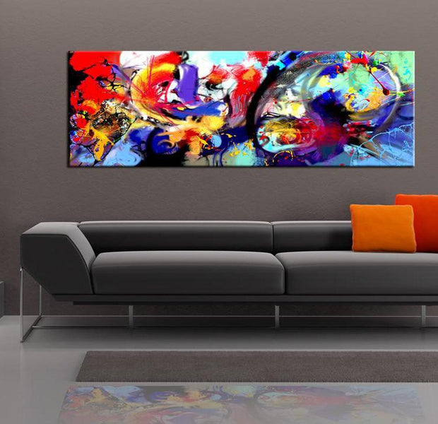 Abstract Canvas Wall Art - Colourful Immersion