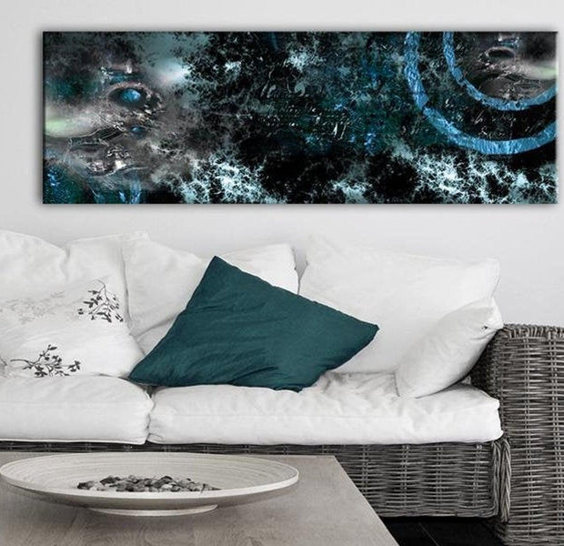 Abstract Canvas Wall Art - Deep Sea