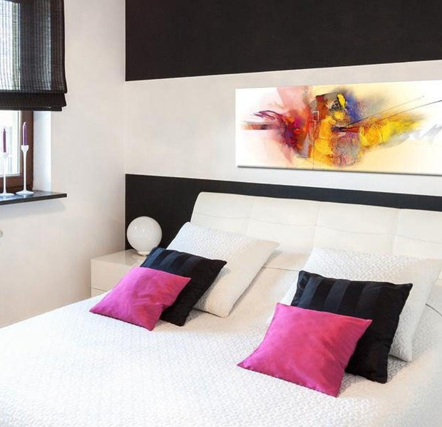 Abstract Canvas Wall Art - Dragon'S Fire