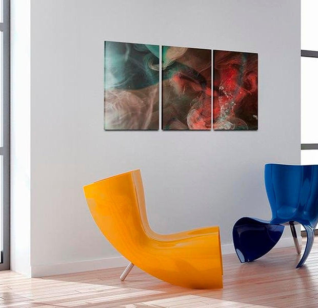Abstract Canvas Wall Art - Drifting Colors