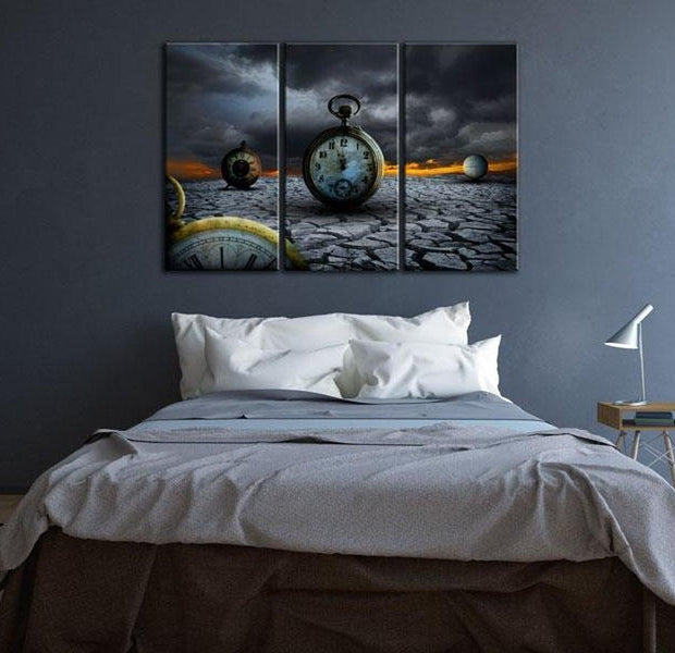 Abstract Canvas Wall Art - Extermination Time