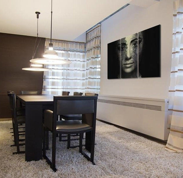 Abstract Canvas Wall Art - Forest Camouflage