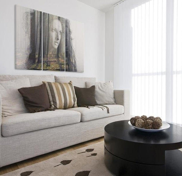 Abstract Canvas Wall Art - Forest Nymph