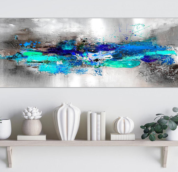 Abstract Canvas Wall Art - Happiness Explosion Narrow