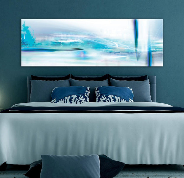 Abstract Canvas Wall Art - Ice Queen Narrow