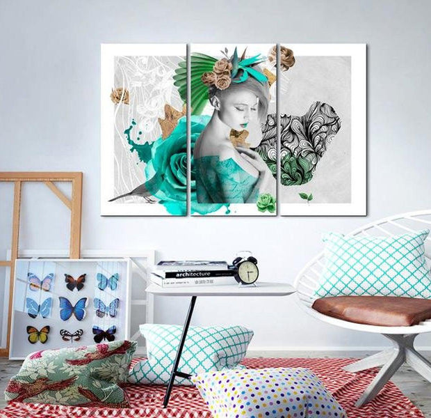 Abstract Canvas Wall Art - Individualist