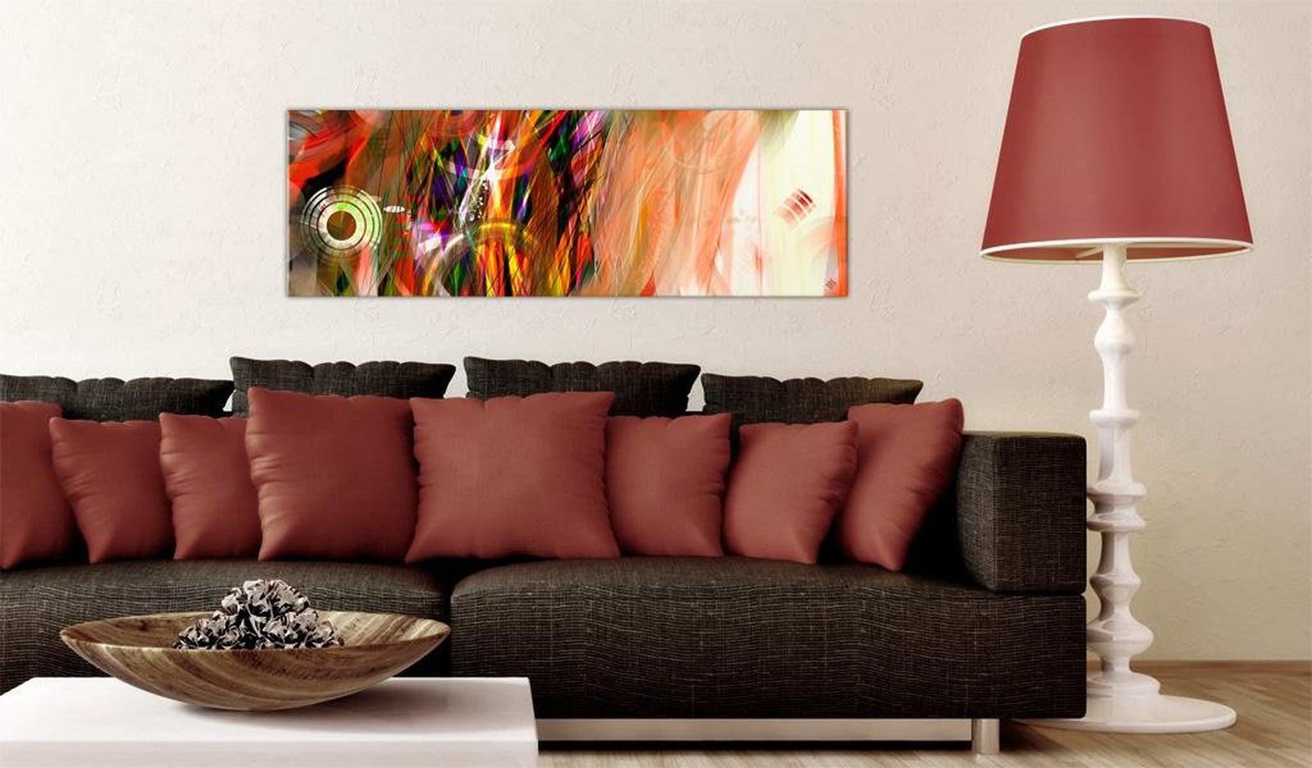 Abstract Canvas Wall Art - Light Cycle