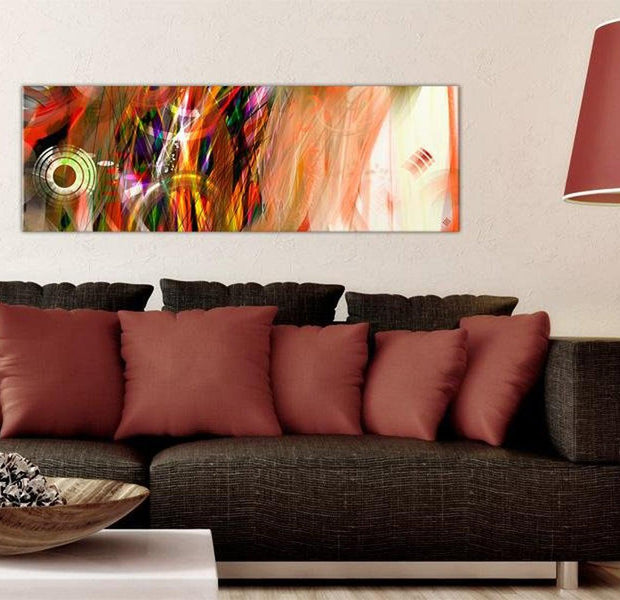 Abstract Canvas Wall Art - Light Cycle