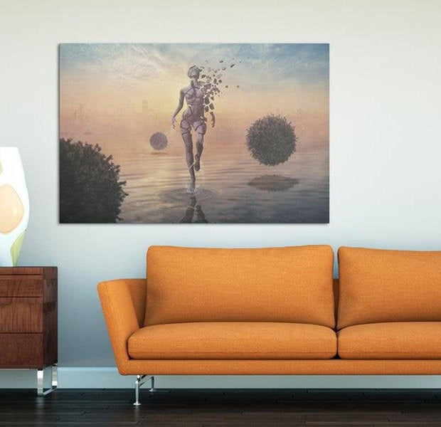 Abstract Canvas Wall Art - Lightness Of Heaviness