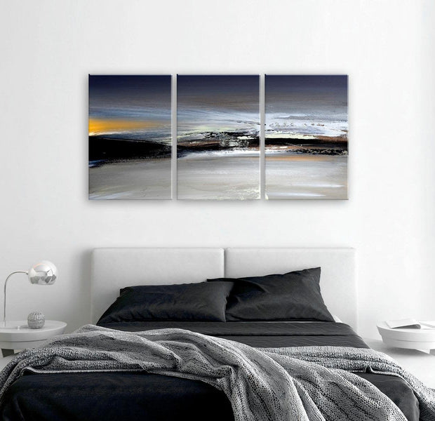 Abstract Canvas Wall Art - Marine Elegance