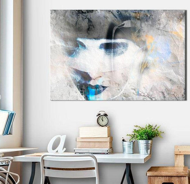 Abstract Canvas Wall Art - Meanders Of Femininity