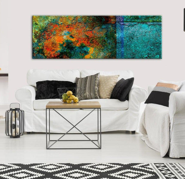 Abstract Canvas Wall Art - Metal Kaleidoscope